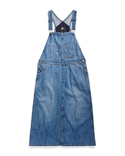 Midi Dungaree Dress | ミディアムブルー | G-Star RAW® JP